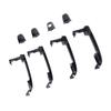 4 Pcs Outside Exterior Door Handle Set 82651 2H000 Glossy Black Outer Door Handles with Front Key Hole