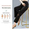 Fumama Women's Asymmetric Print Straight-Leg Casual Pants