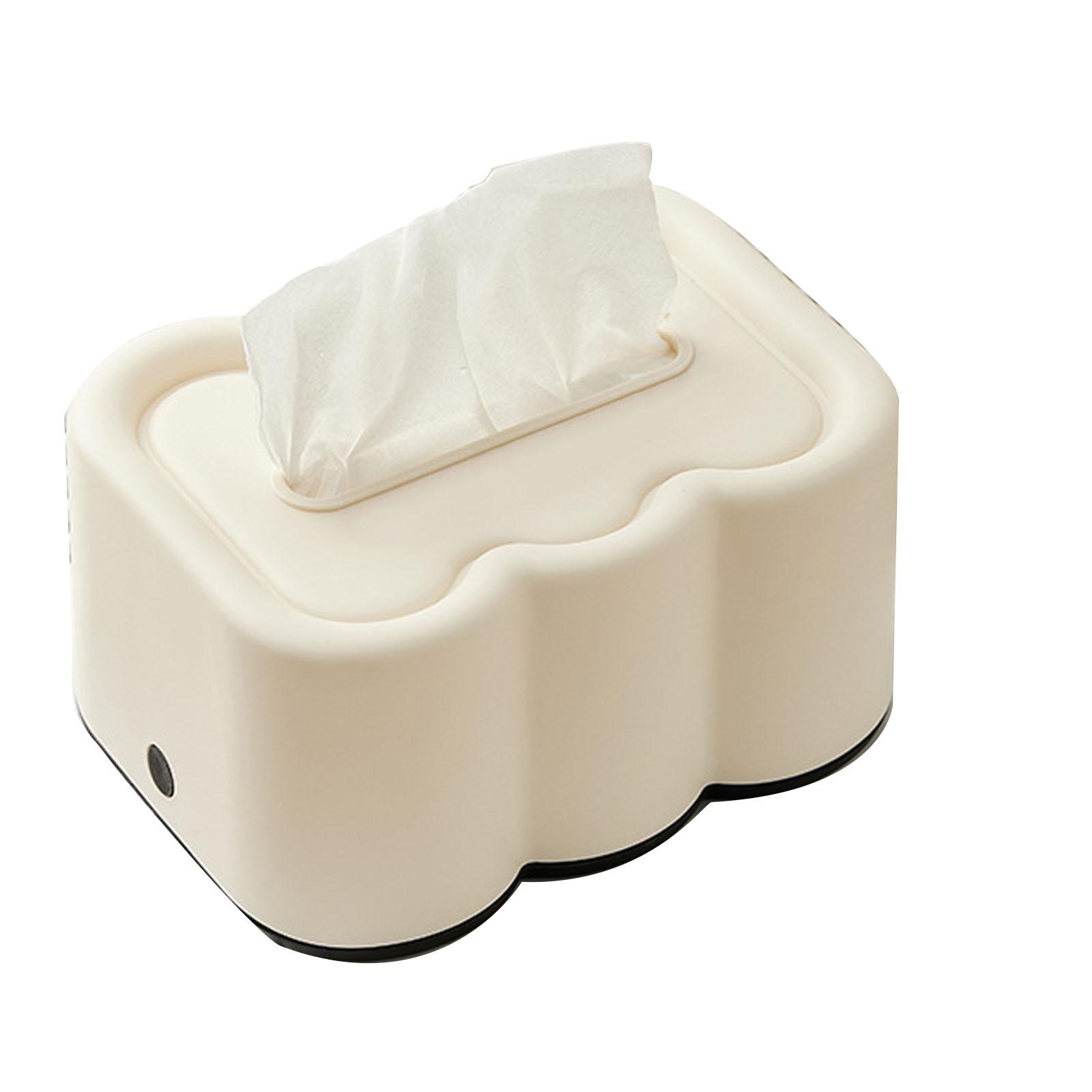 

Tissue Dispenser Box Wall Mounted Plastic Decorative Tissue Paper Holder for Living Room Coffee Table Desk