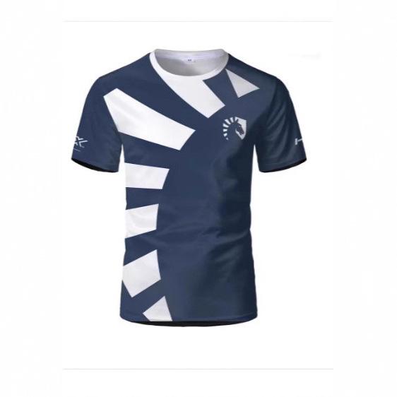 New Liquid Team Men's T-Shirt Esports Game Uniform 3D Printed Short Sleeve T-Shirt T-Shirt Summer Breathable Boys