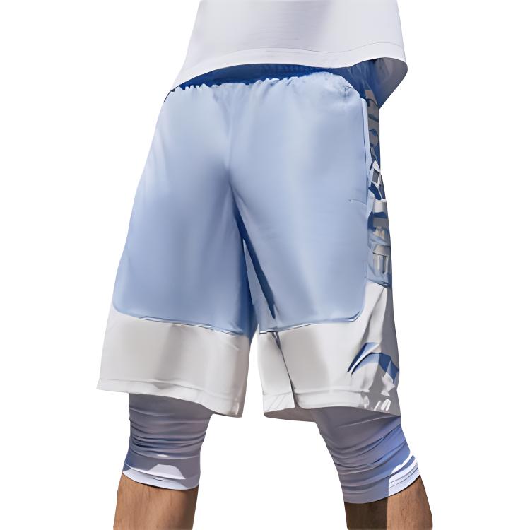 Li Ning Shorts Men's Clear Sky Blue Ivory AAPT045-7