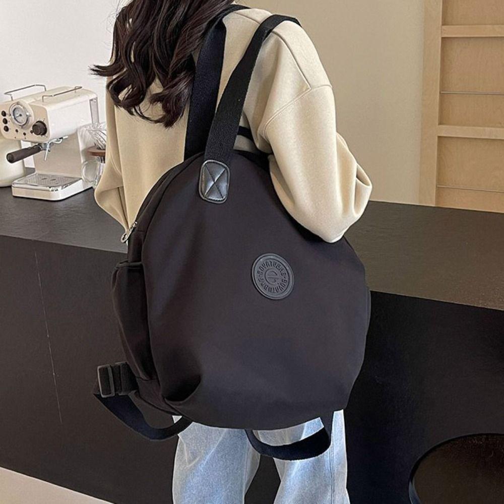 Large Capacity Travel Shoulder Bag Korean Style Fitness Bag Sport Nylon Backpack  Outdoor