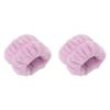 1 Pair Face Washing Wristbands Strong Water Absorption Skin Friendly Soft Pure Color Women s Wrist Towels for Home Travel