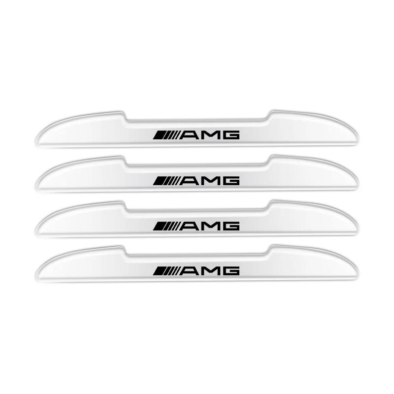 GLC GLB 4pcs Rubber Car Door Edge Protector Stickers Anti Collision Strips For Mercedes Benz AMG W108 W124 W126 W140 W168 W169