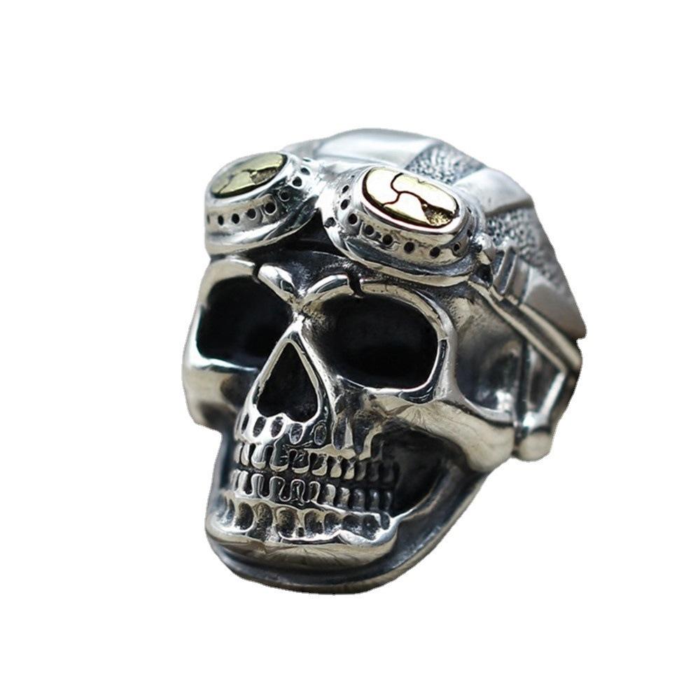 Personalized Men'S Skull Men'S Ring Creative Domineering Punk Fashion Ring Big Promotion 1-2 Yuan