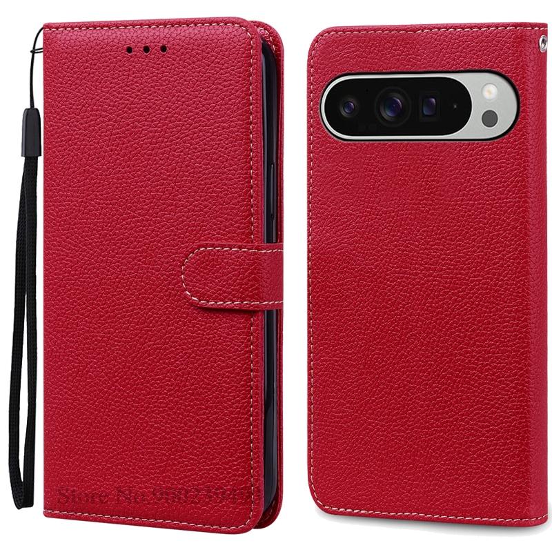 For Google Pixel 9 Pro Case Wallet Flip Leather Cover For Google Pixel 9 Pro XL Case Coque Fundas Wallet Pouch Bags
