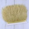 10 Meters Fluffy Colored Ostrich Feather Trim Ribbon 8-10Cm Natural Plumes Sewing Trimmings For Dress Clothing Decoration Crafts