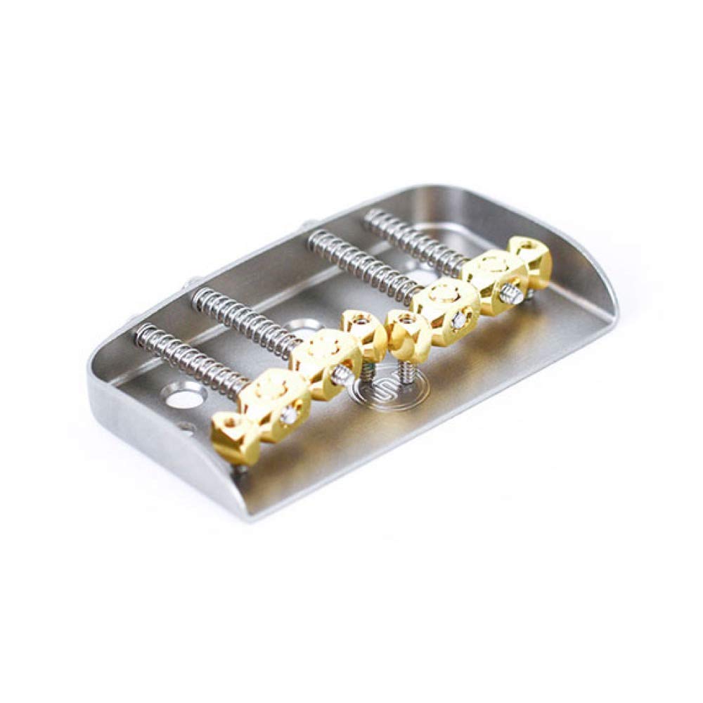 

Mastery Bridge Mastery Bridge Replacement Bridge Hardtail Bridge Through Body Type M8 Hardtail Bridge of Screw (For Guitar/Number Holes 3) []