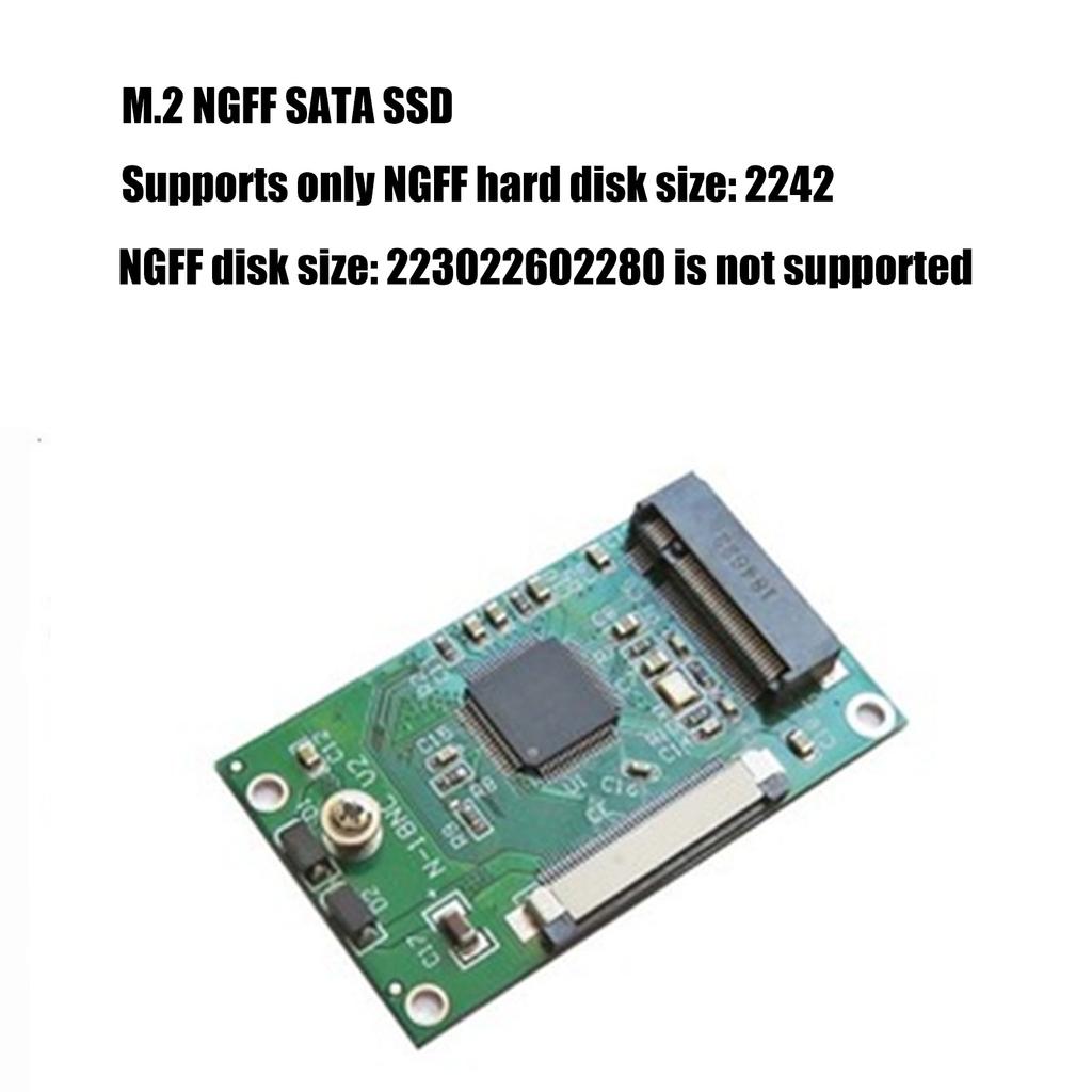 M.2 NGFF ZIF Konverterkarte 2242 SSD HDD Adapter Konvertermodul für 2400 2510P 2710P D420 D430 VGNP17 VGNP27