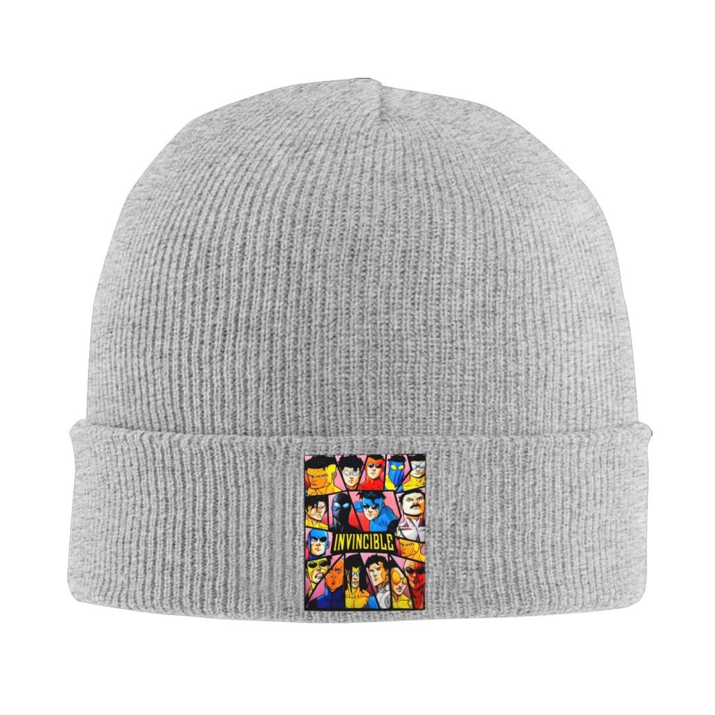 Invincible Characters Warm Knitted Cap Fashion Bonnet Hat Autumn Winter Outdoor Beanies Hats for Unisex Adult