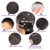 Body Wave 13x6 HD Transparent Lace Front Human Hair Wig 40 Inch Pre Plucked 220 Density 5x5 Glueless Lace Frontal Wigs for Women