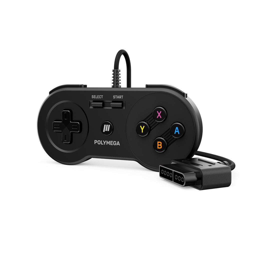 Kabelové připojení super retro ovladače pro port ovladače stylu SNES Polymega® (RC02) –