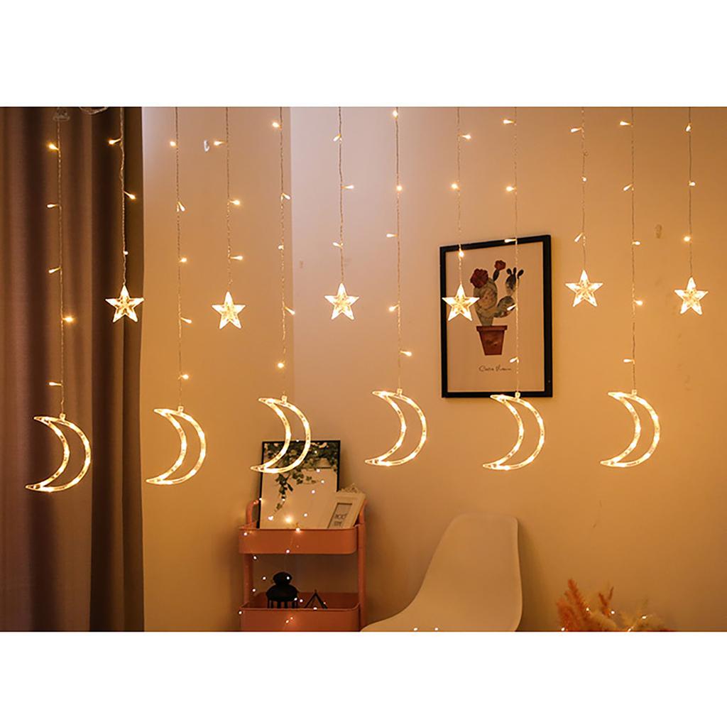 Ramadan Star LED Bulb String Light Decoration Curtain Light Wedding Neon
