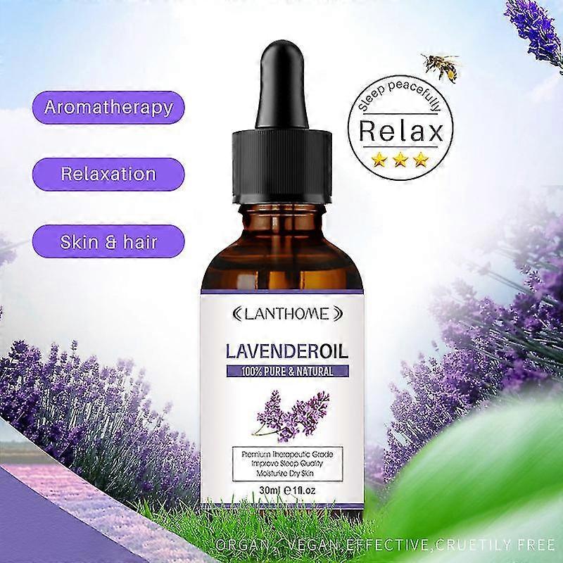 3 Stück Lavendel ätherisches Öl Feuchtigkeitsspendendes und nährendes Schlaföl Lavendelöl 30ml
