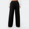 Women's Fleece Wide Leg  Elastic Waist Drawstring Loose Pants Drawstring Pajama Pants Sleepwear Trousers