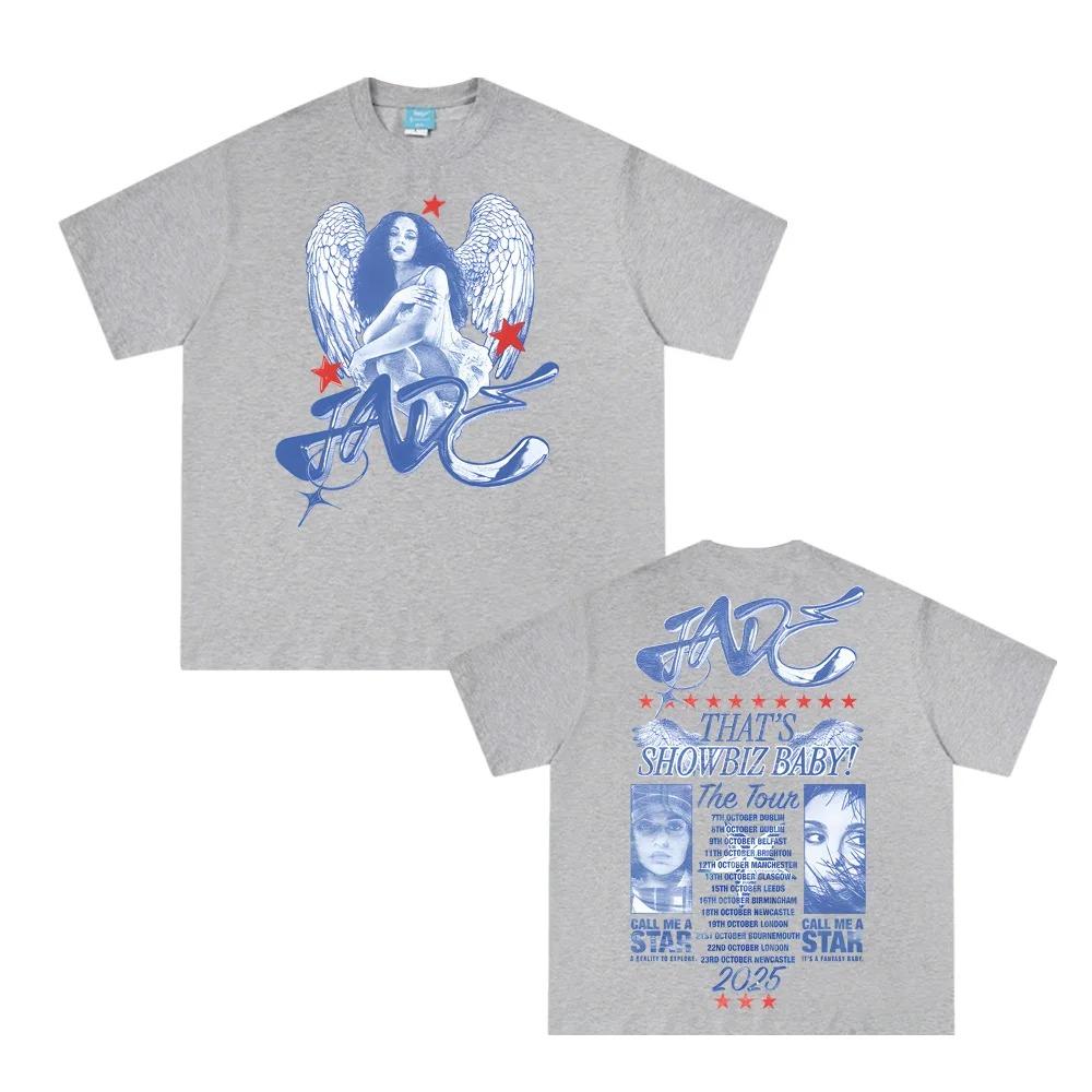 Jade Thirlwall T-Shirt THAT'S SHOWBIZ BABY! THE TOUR DATEBACK TEE Summer High Quality T-shirt Plus Size Unisex Best Selling top