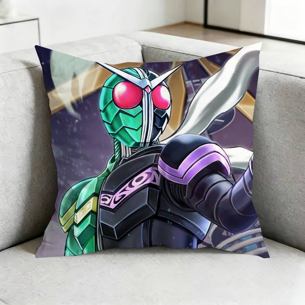 KamenN RRider Pillow Case Square DoubleSided Sofa Cushion Cover Bedroom Bedside Pillow Gift