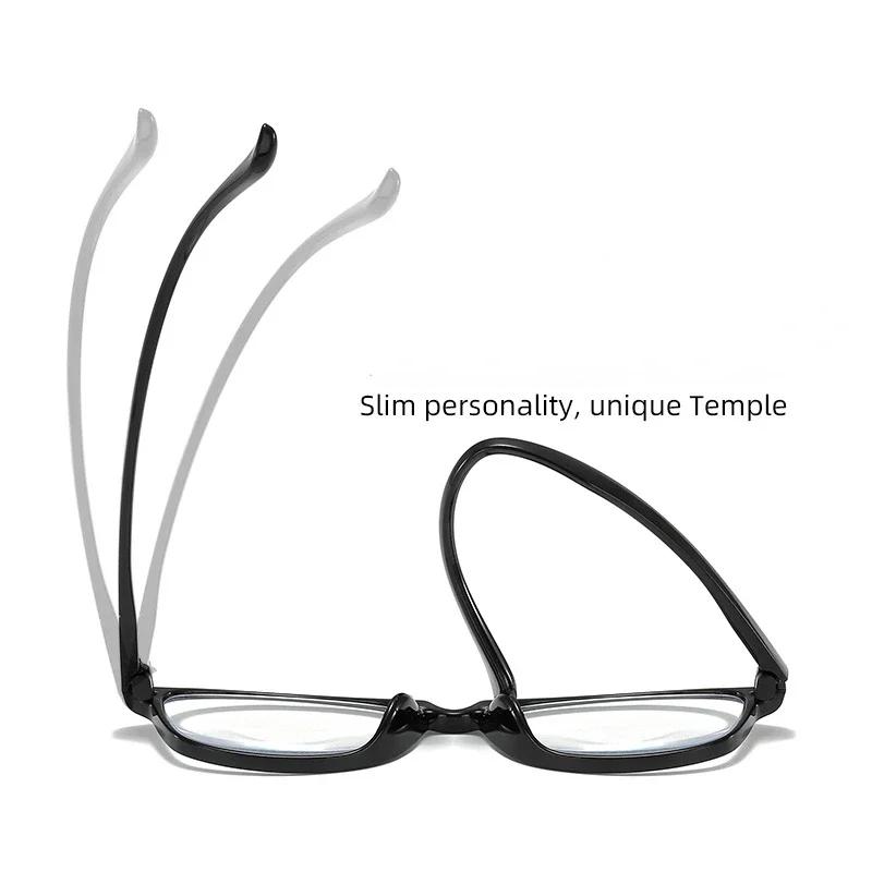 Full Frame Fashionable Reading Glasses Ultra Light TR90 Presbyopia Glasses for Women Men HD Lens Anti Blue Light Glasses