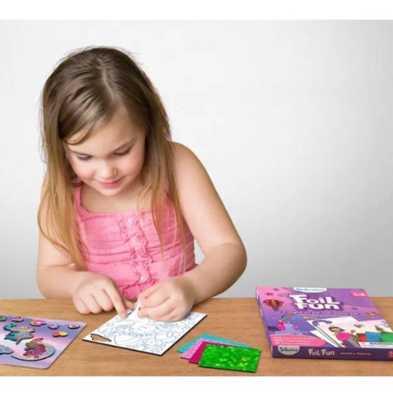 Eva Foil Sticker Set For Diy Craft Projects With Embossed Finish For Creative Kids
