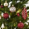 40pcs Shatterproof Christmas Ball Set Waterproof Christmas Tree Decoration Pendant  Home