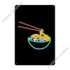 Ramen Noodle Bowl Metal Plaque Poster Decoration Wall Decor Vintage Cinema Tin Sign Poster