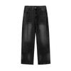 Washed and old three-dimensional segmentation design jeans men's spring new scimitar pants trendy brand loose retro long pants