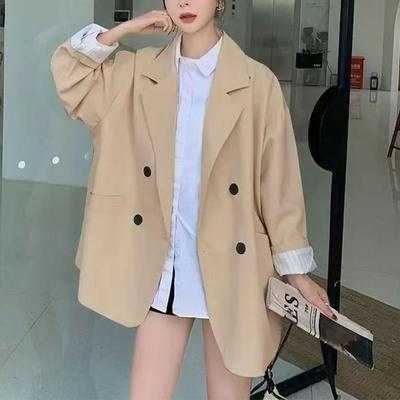 Kleiner Anzugjacke Damen Frühling Herbst Neue Modische Temperament Lockere College-Stil Anzug Oberteil