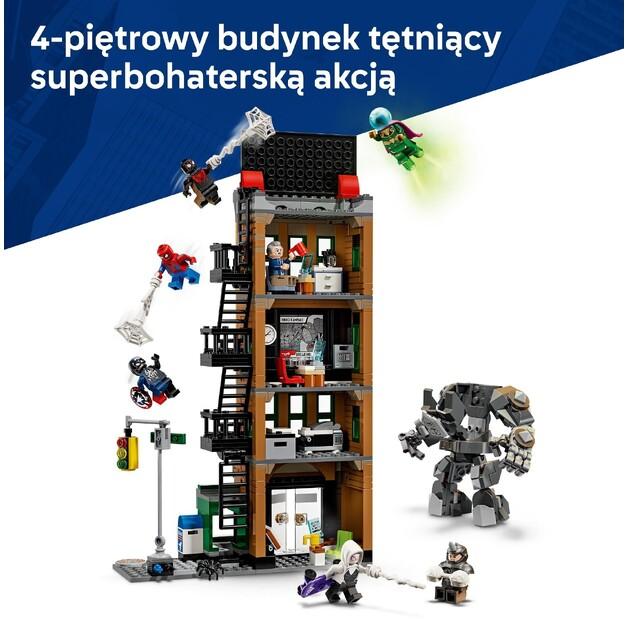 Конструктор LEGO Marvel 76342 Человек-паук против Мистерио: Daily Bugle