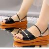 Fashion With Low Heels Open Toe Women's Sandals Daily Korea Original Shoe Wholesale Comfort Cheap Liquidation 2025 Luxury Ladies Shoes