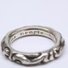 CHROME HEARTS Кольцо-лента свитком 925 1994 серебро б/у