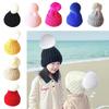 Soft Kids Knitted Beanies Hat Hip Hop Warm Bonnet Casual Ear Protection Hat Newborn Toddler Infant