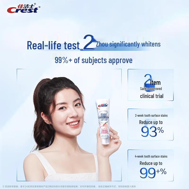 Crest Dual-Color Whitening Toothpaste