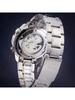 Men's Mechanical Watch SDJ00002W0 - White Dial, Stainless Steel, Business Elegance, Suitable for Daily Wear