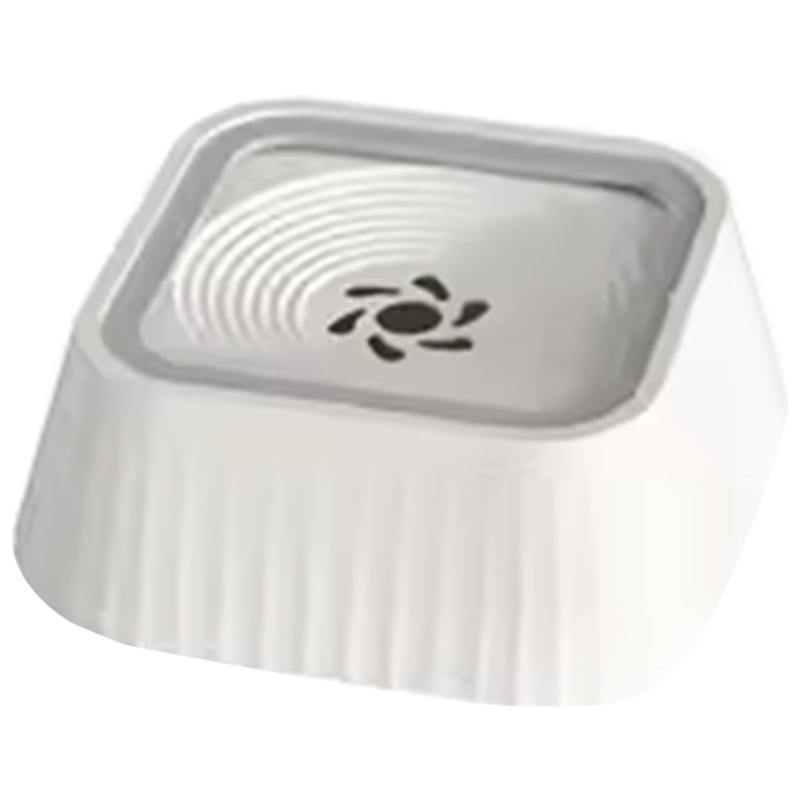 Water Fountain With Floating Plates No Spill Dog Water Bowl Clean Drinking Slow Feeder Anti-Splash Pet For Pet