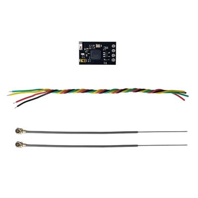 Passender 16-Kanal ER16 ELRS Drahtloser Empfänger Mit 100~500Hz Wiederbelebungsrate Für FPV Rennfahrzeuge DC4-9V Stromversorgung