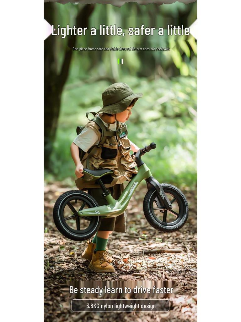 Kids' 12-Inch Balance Bike for Ages 2-7