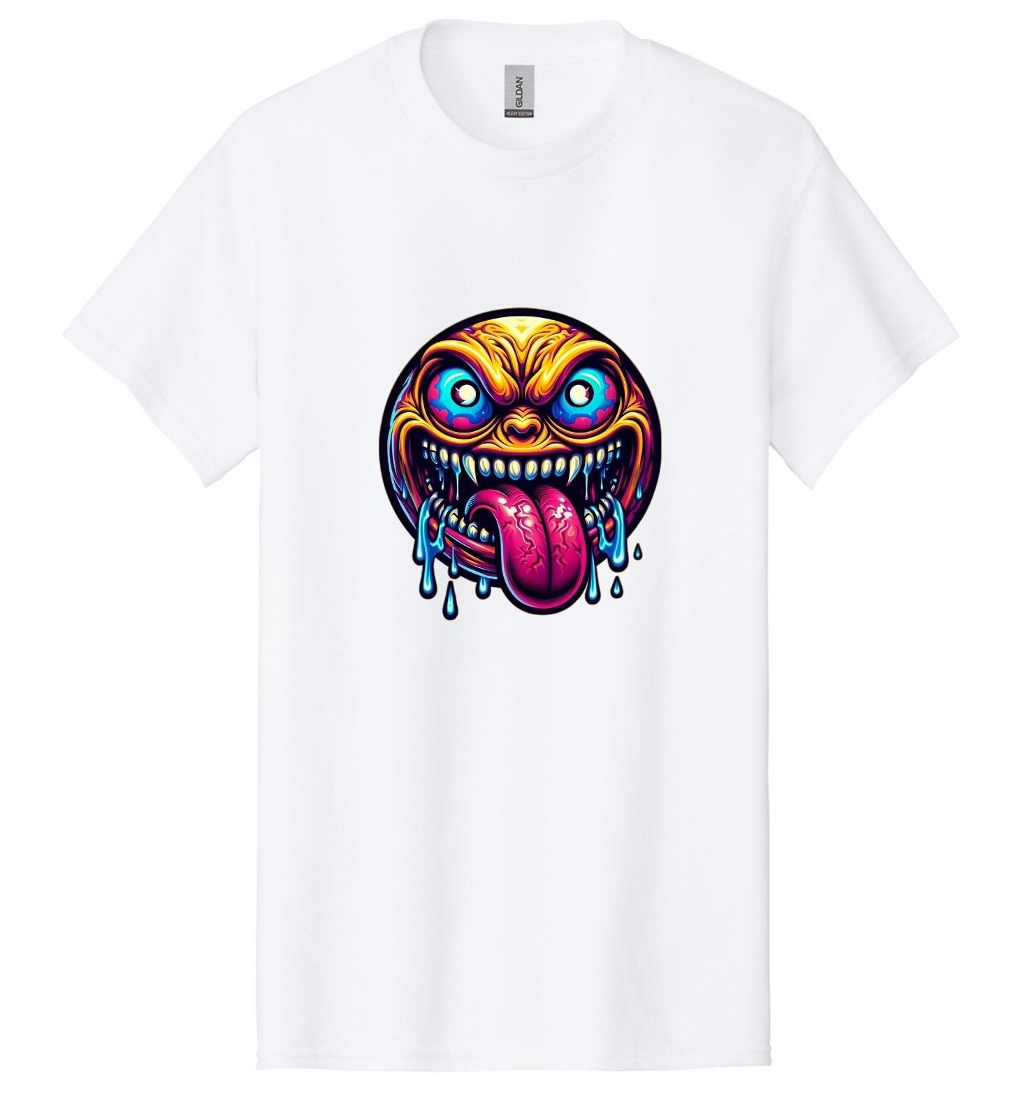Smile Horror Face Halloween Party Enjoy Men s T-Shirt USA New Gift Tee S-3XL S разноцветный
