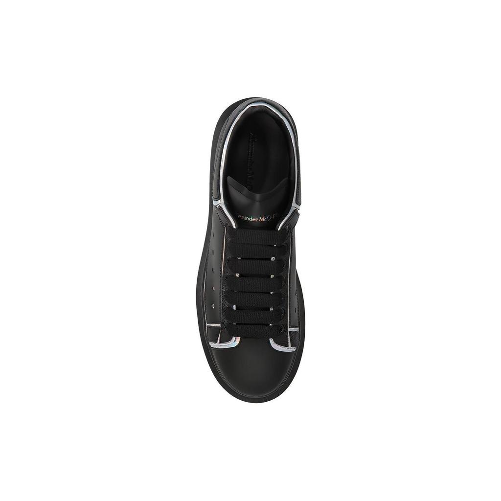 Alexander Mcqueen Oversized Sneakers Black White Outline 645868WIBNV1587