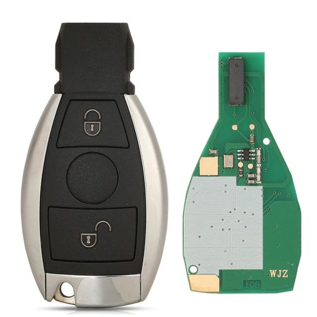 Compatible with Mercedes 2, 3, 4-Button BGA Remote Car Key 433 MHz.
