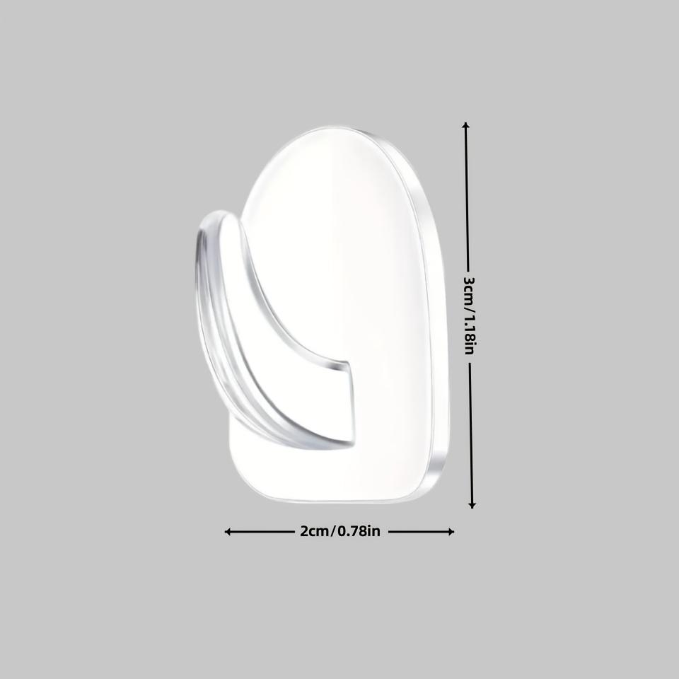 10 τεμ. Ακρυλικά Αυτοκόλλητα Άγκιστρα Χωρίς Σημάδι Διάφανα Χωρίς Τρύπημα Ισχυρά Αυτοκόλλητα Άγκιστρα Τοίχου Πλαστικά Οργάνωση Μπάνιου & Σπιτιού για Πετσέτες, Κλειδιά, Κοσμήματα