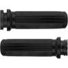 HDBUBALUS Motorcycle Hand Grips Cable Throttle Handlebar Grips Fit for Harley Dyna Softail Touring Road King Road Glide Sportster 48 72 883 1200