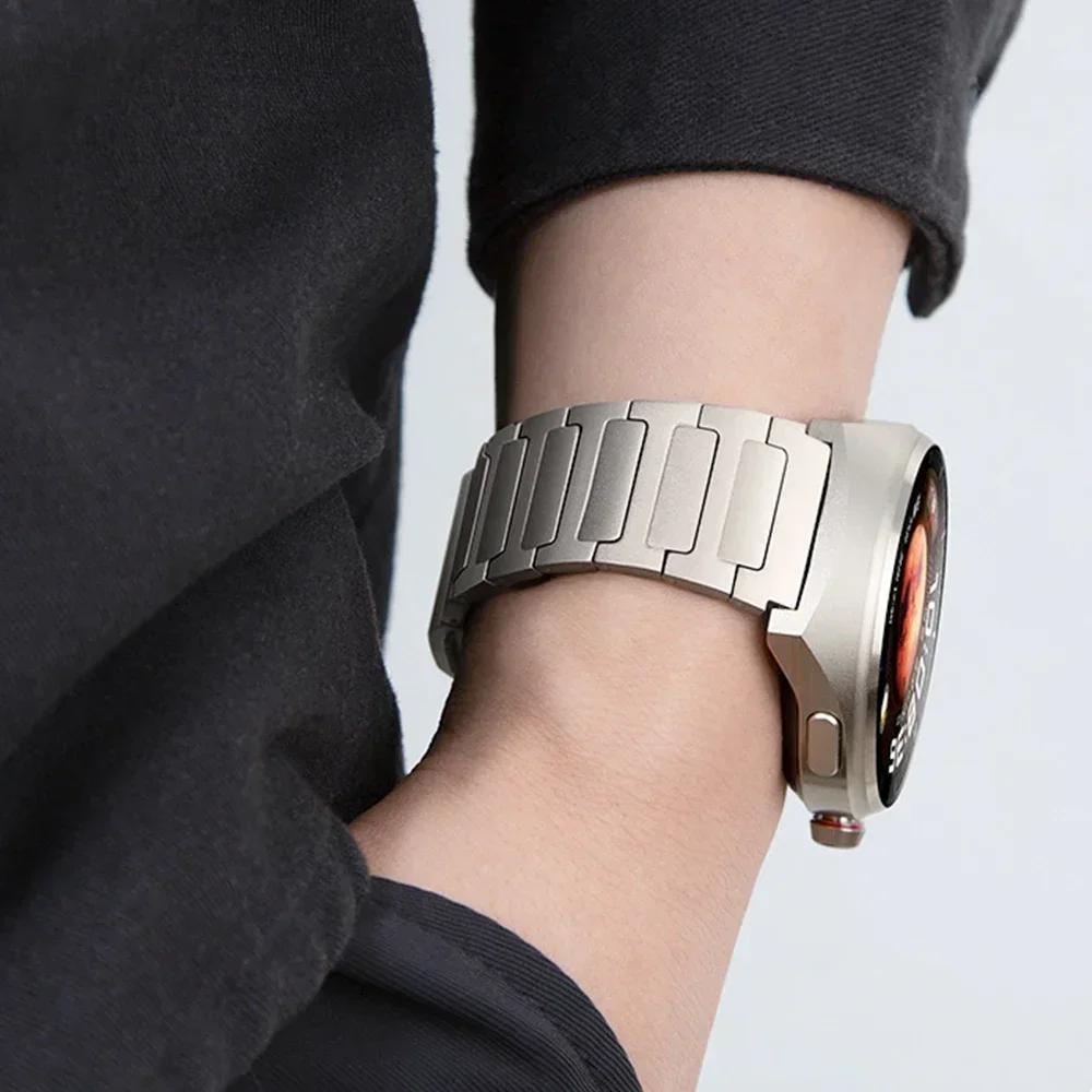 22mm Titan-Metallarmband für Huawei Watch GT5Pro GT4/3 46mm Ultimate Magnetverschluss Armband für Amazfit Balance GTR 47mm Band