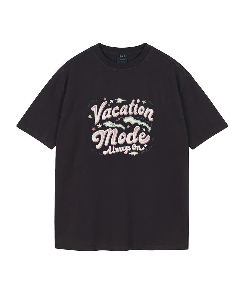 WILDROCK Vacation Mode Pigment Oversized Short Sleeve T-Shirt (Crop Included) (Type B)