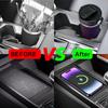 Wireless Charging Mat And Cup Holder Ert Compatible With 2025 2026 Toyota Camry, Center Console Liner Anti-Slip Protective Pad Drink Holder Cover For