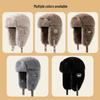 Women's Korean Velvet-Lined Windproof Winter Ear and Neck Protection for Riding