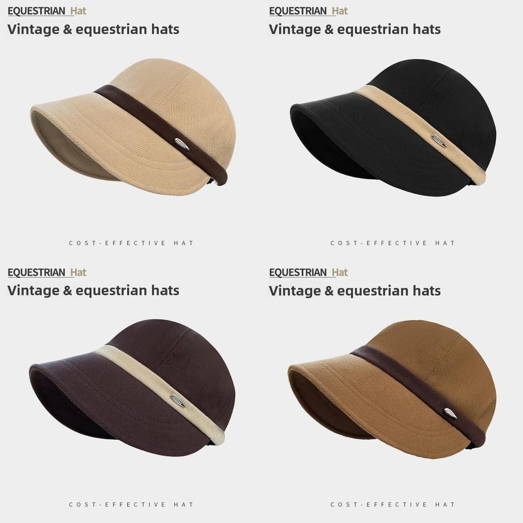 Winter Women Equestrian Cap With Windproof Warmthsun Protection For Daily Wear