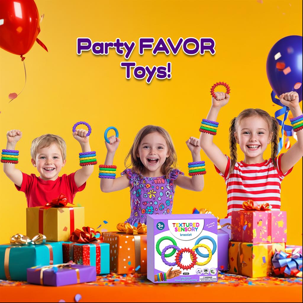 5PCS Autism Bracelet Sensory Fidget Toys for Kids Adults Pack Autism Sensory Toys for Special Needs Autistic Stretchy Bracelets
