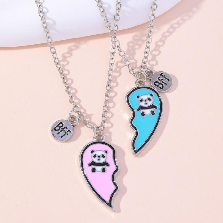2 Pezzi Metà Cuore di Avocado Collana Migliore Amico Regalo Bestie Set Collane Amicizia Avocado Cuore Catena Clavicola Regolabile