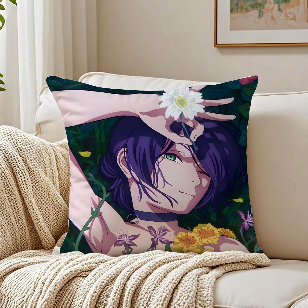 anime violent CChainsaw MMan Cushion Cover Pillowcase Antidustmite living Room Sofa Decor Cushion Room