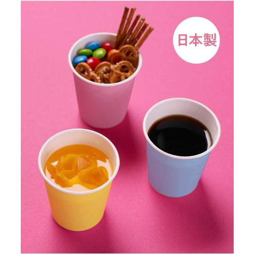 Nippon Dixie Paper Cups, 205ml, 7 Assorted Colors, 20-Pack x 5, Hot/Cold Use, Disposable, Made in Japan, KHN207AC